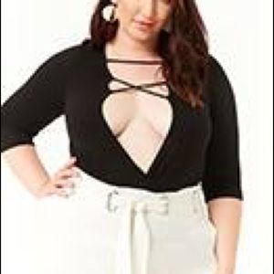 Forever 21 open front tee
